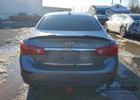 2014 Infiniti Q50 Base z USA, uszkodzony, nr VIN JN1BV7AR3EM695979
